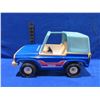 Image 2 : Vintage - 1970's Tonka Ford Bronco Blue T-Top Jeep