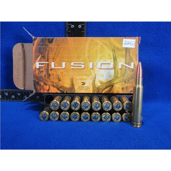 338 Win. Mag 225gr Fusion Federal Cartridges - Box of 19