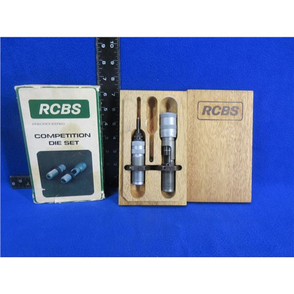 RCBS 222 Rem. Competition 2 Die Set in Wood Box