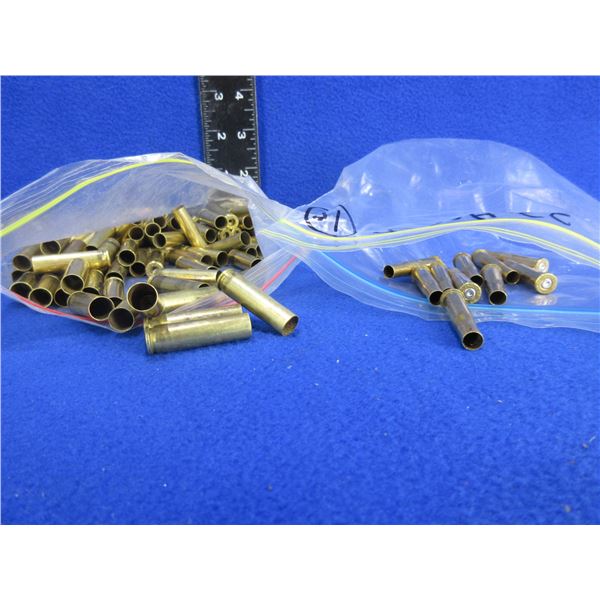 Brass Only - 30 Carbine (Approx. 75) and 22 Hornet (10)