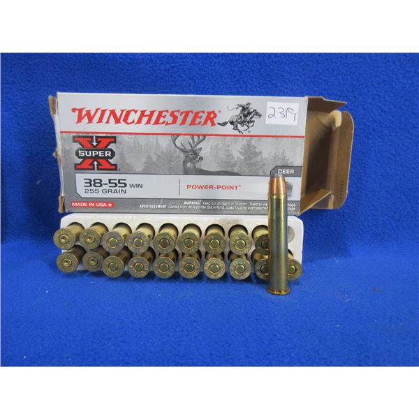 38-55 Win. 255gr PP SuperX Winchester Cartridges