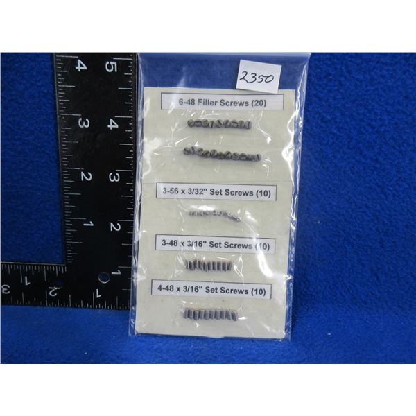 50 - Filler and Set Screws in Different Sizes