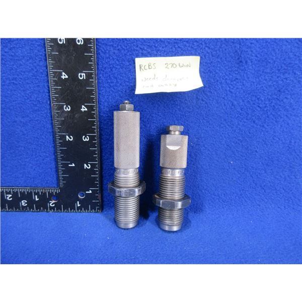 RCBS 270 Win. Dies - Sizing Die Needs Decapping Pin