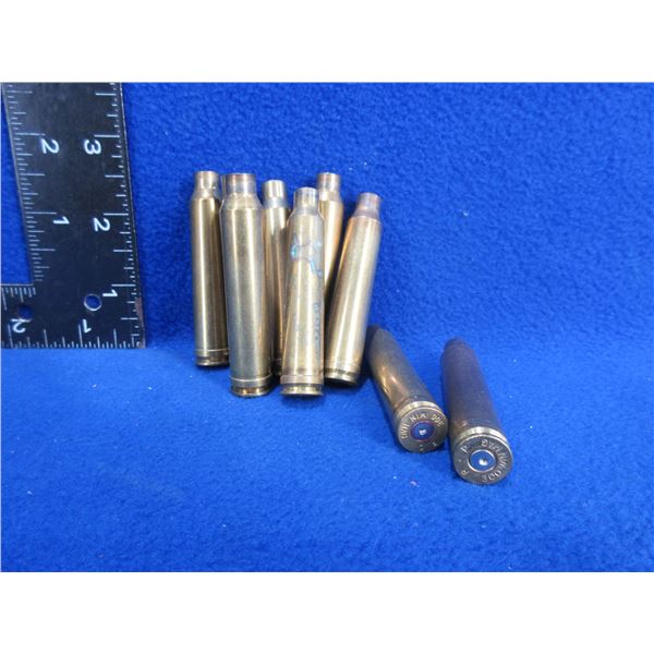 Brass Only - 300 Win Mag x 8, 308 Norma Mag x 1
