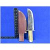 Image 1 : Hand Made Canadian Bowie Primitive Knife with Sheath
