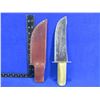 Image 2 : Hand Made Canadian Bowie Primitive Knife with Sheath