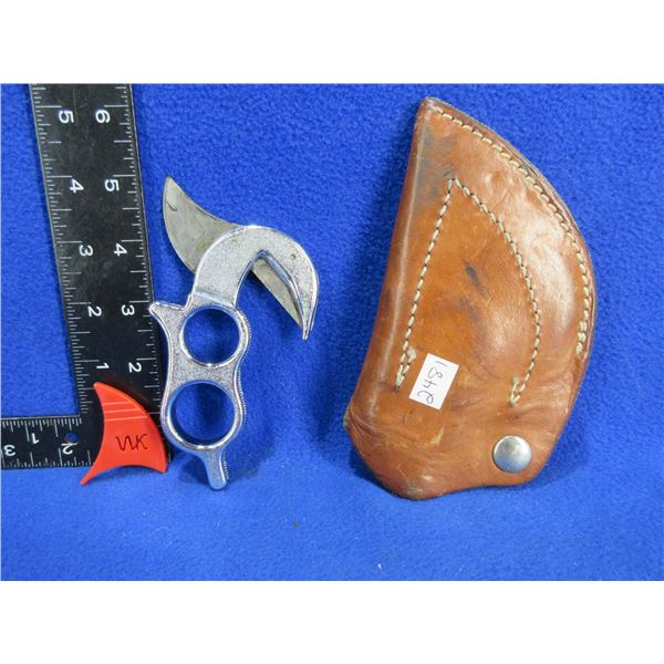 Vintage WK Wyoming Skinner with Belt Sheath