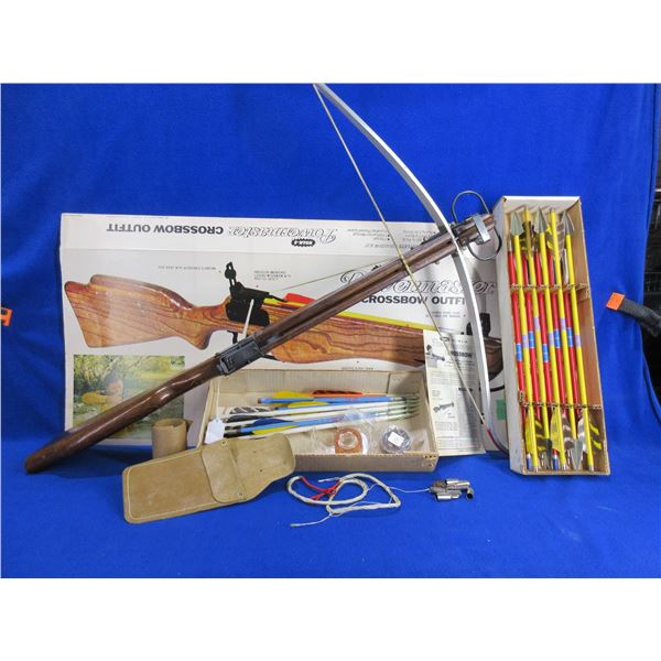 Powermaster Crossbow with 2 Boxes of Bolts/Accessories