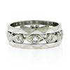 Image 5 : Antique 14k White Gold 0.20 ctw Diamond 7mm Eternity Band Ring