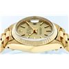Image 7 : Rolex Ladies 18K Yellow Gold Champagne Index Datejust President Wristwatch