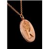 Image 2 : EDWARDS AND RELLAS K CROWN PENDANT NECKLACE