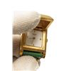 Image 6 : Hermes Green gold-Plated and Leather Medor Quartz 23m Watch