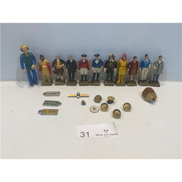 Vintage Pins And Figurines