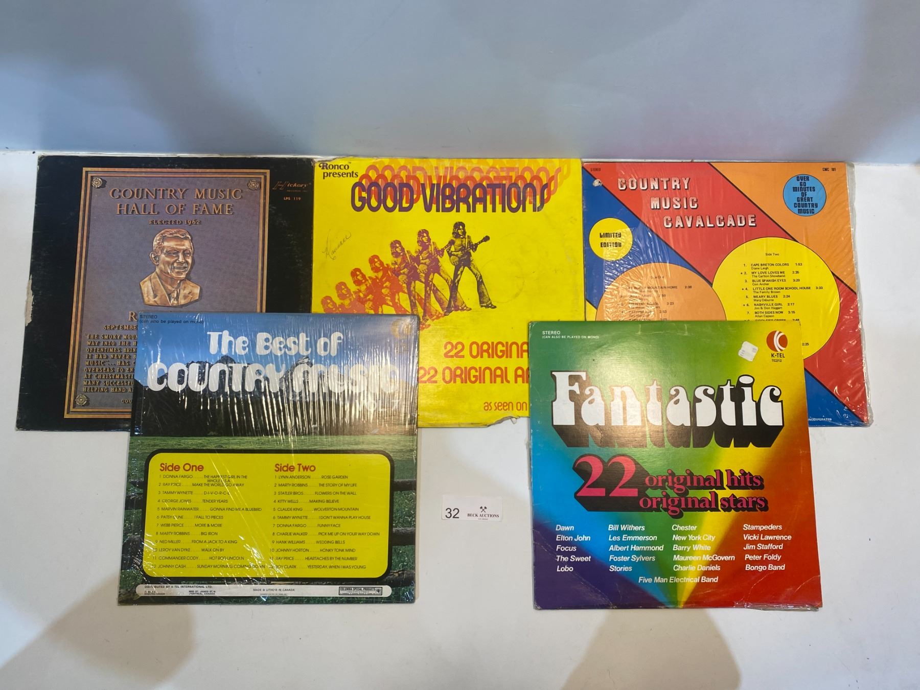 5 Record Collection Of 5 Records - Beck Auctions Inc.