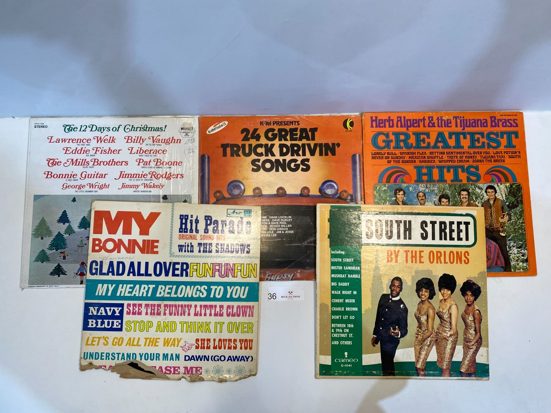 5 Record Collection Of 5 Records - Beck Auctions Inc.