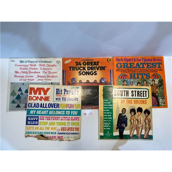 Collection Of 5 Records