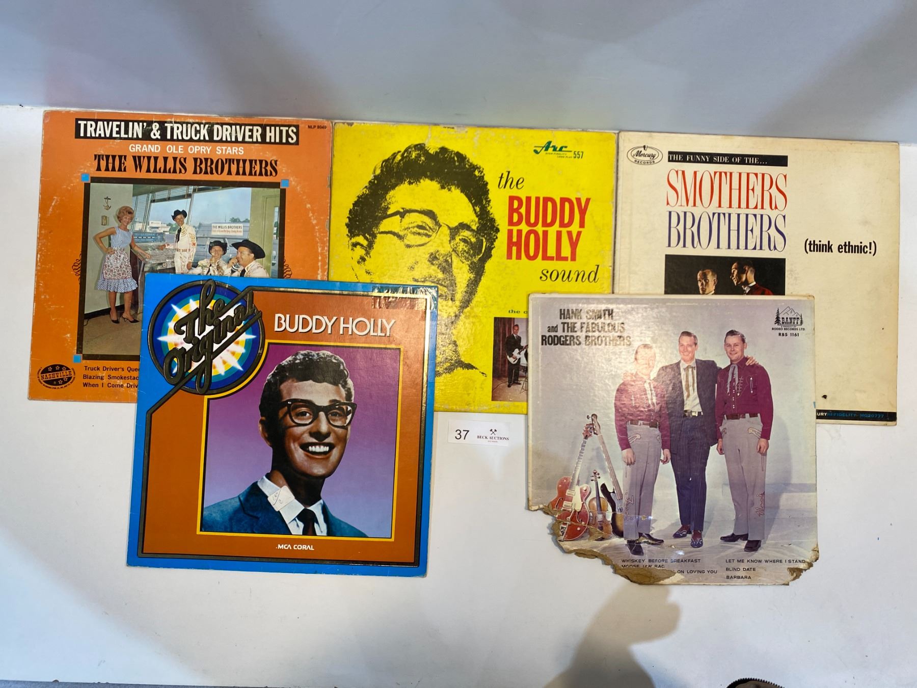 5 Record Collection Of 5 Records - Beck Auctions Inc.