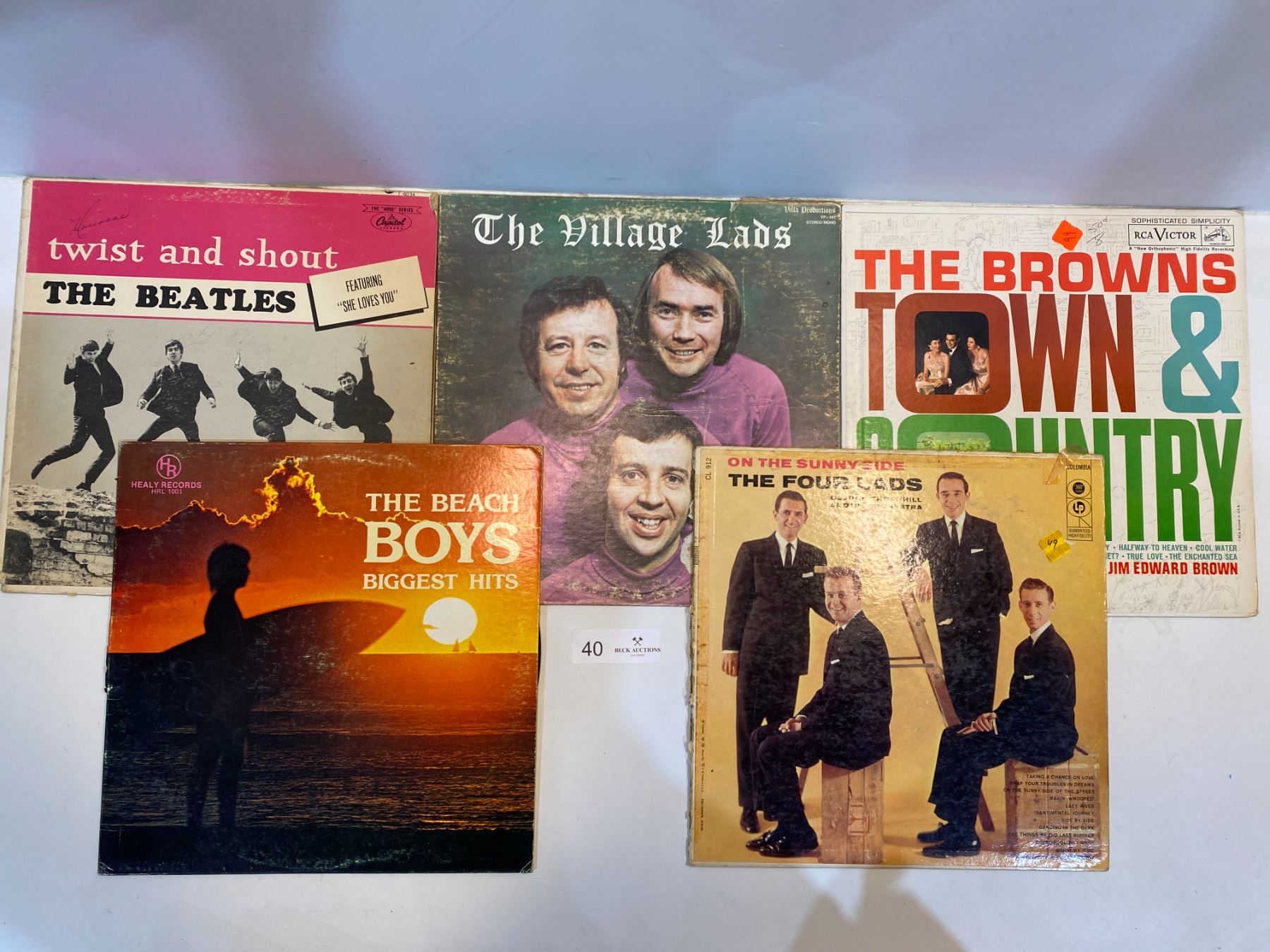 5 Record Collection Of 5 Records - Beck Auctions Inc.