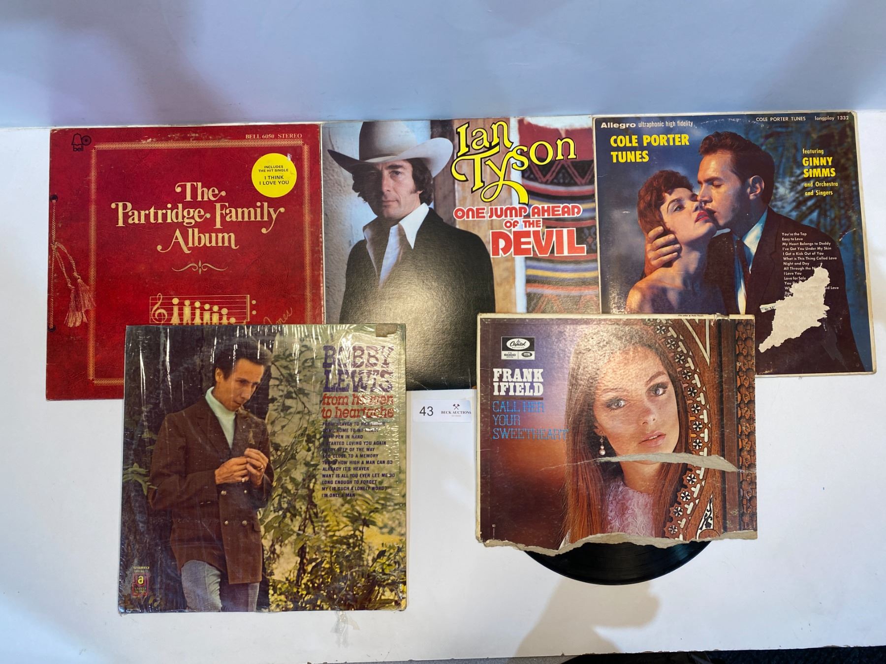 5 Record Collection Of 5 Records - Beck Auctions Inc.