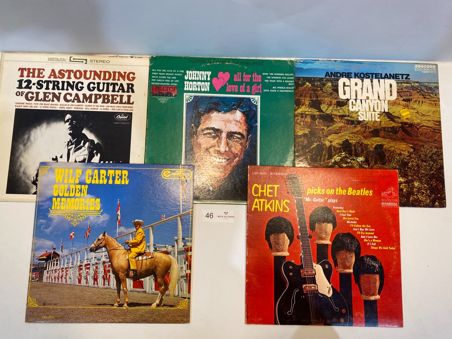 5 Record Collection Of 5 Records - Beck Auctions Inc.