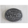 Image 3 : (2) National Finals Rodeo 1993 and 1995 Hesston Belt Buckles - (1) Sealed