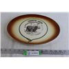 Image 1 : Harwood Hotel 22k Gold Hyrcroft Canada Plate (13.5" Long)