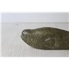 Image 2 : Vintage Whale Soapstone Carving - 8", Marked
