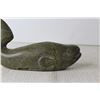 Image 6 : Vintage Whale Soapstone Carving - 8", Marked