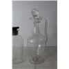 Image 2 : (2) Vintage Decanters - Wine and Whiskey