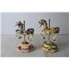 Image 4 : (2) Carousel Horses - Heritage House