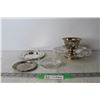 Image 1 : Silver Plated Bowl Holder, Trays, Misc.