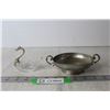 Image 1 : Metal Bowl, Silver Plated Swan Accessory