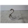 Image 3 : Metal Bowl, Silver Plated Swan Accessory