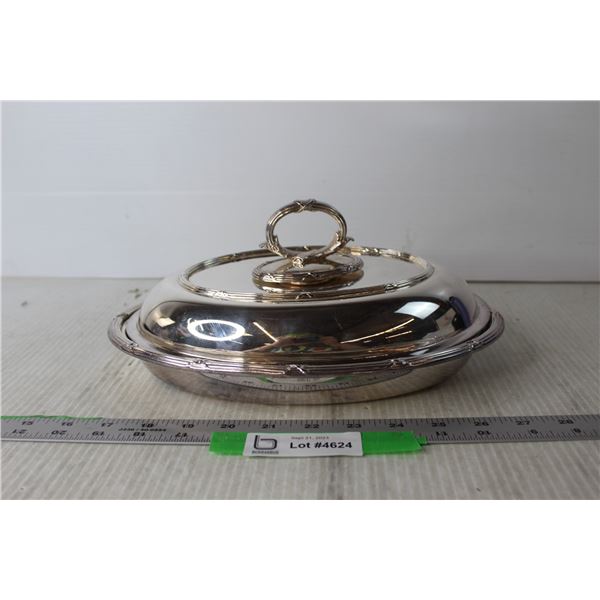 Silver Plated Lidded Serving Dish