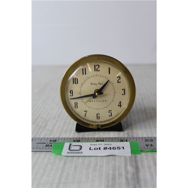 Vintage Westclox Baby Ben Clock (Working)