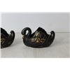 Image 2 : Swan and Cat Figurines