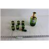 Image 1 : 8-Piece 60s Bohemian Glass Liquor Set