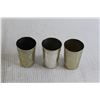 Image 3 : (3) Silver Collegiate Cups/Shot Glasses Stamped 1926 and 1927