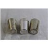 Image 4 : (3) Silver Collegiate Cups/Shot Glasses Stamped 1926 and 1927