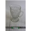 Image 1 : Depression Glass Iris & Herringbone Pitcher