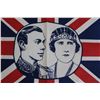 Image 2 : 1939 Royal Tour Unused Flag - Queen Elizabeth and King George VI, 18" x 13"