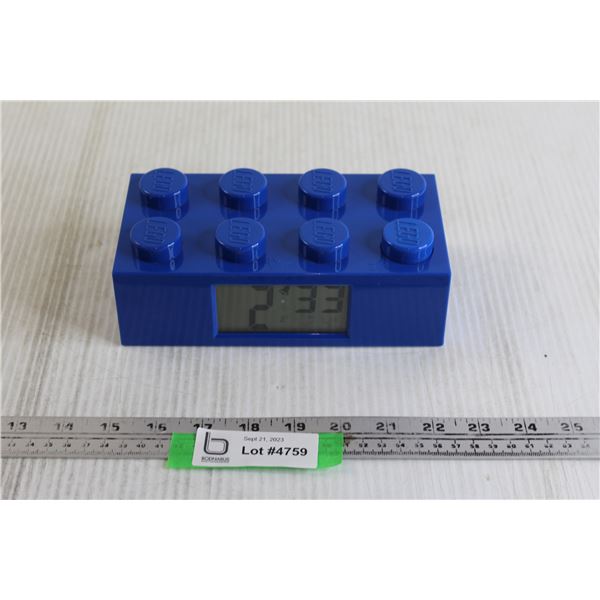 LEGO Brick Alarm Clock - Works