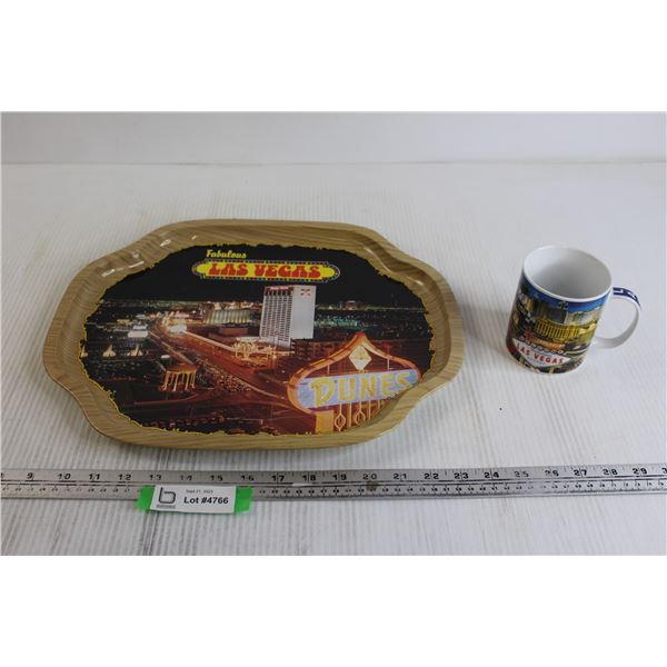 Las Vegas-Themed Mug and Tray