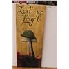 Image 1 : *Lest We Forget Wooden Folk Art Sign - 20" x 48"