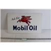 Image 1 : * Ask for Mobil Oil Tin Sign - 20 1/2" x 12"