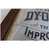 Image 2 : Dy-O-La Home Dye Tin Advertising Sign in Frame - Broken Glass, 12" x 16"
