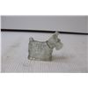 Image 2 : (2) Vintage Jeannette Clear Glass Scotty Dog Candy Containers