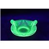 Image 2 : Fenton Uranium Glass Swan Dish 1930