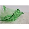 Image 5 : Fenton Uranium Glass Swan Dish 1930