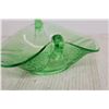 Image 6 : Fenton Uranium Glass Swan Dish 1930